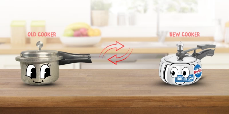 Replace Old Pressure Cooker with Hawkins Steel Cooker