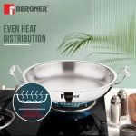 Bergner Argent Samsara Jalebi Pan Triply 28 cm – thumbnail 5