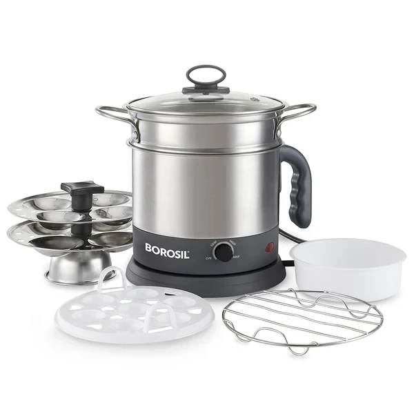 Borosil Multi Kettle 1.3Ltr Quick