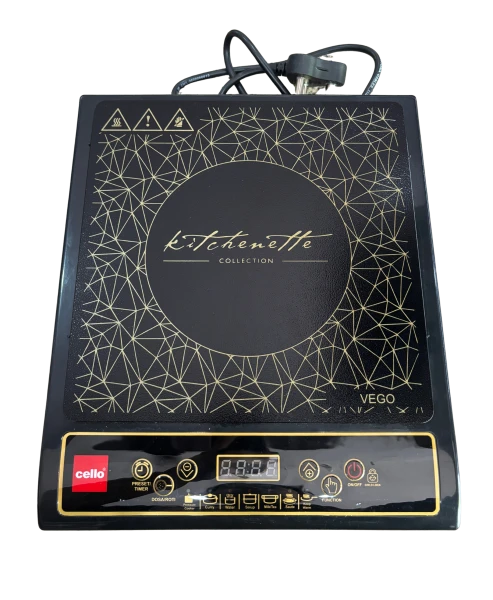 Cello Induction Cooktop Vego 1600W Button Panel
