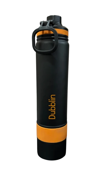 Dubblin Trump Vaccum Flask Bottle 1 Ltr Orange