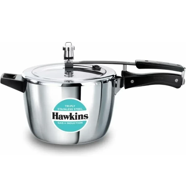 Hawkins Triply Steel Pressure Cooker 4.5 Ltr