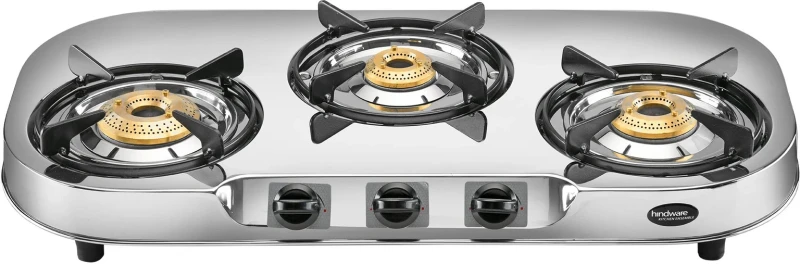 Hindware Steel Cooktop Festo 3 BNR
