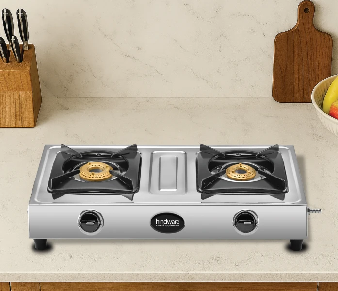 Hindware Steel Cooktop Tino Plus 2 BNR
