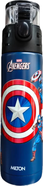 Milton Capt America Vacuum Flask Bottle Mighty 600