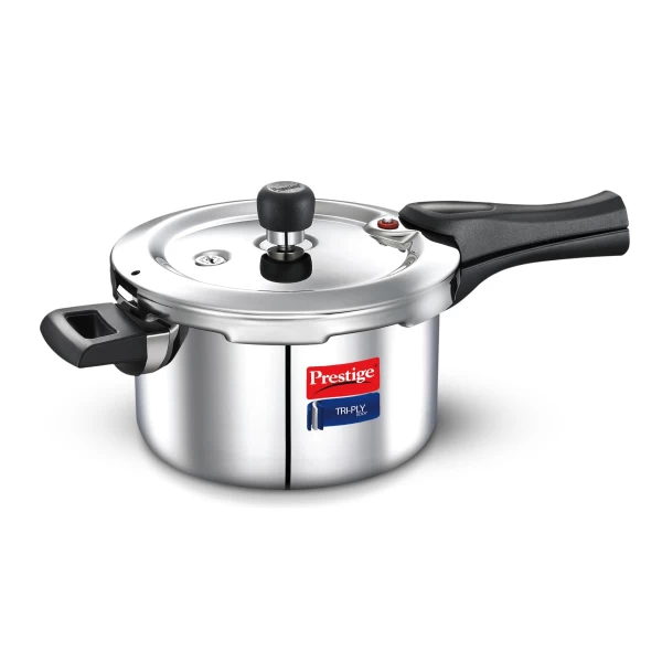 Prestige Svachh Steel Triply Pressure Cooker 3 Ltr