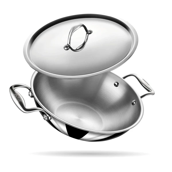 Stahl Kadhai Artisan 30 cm Steel Lid 4330