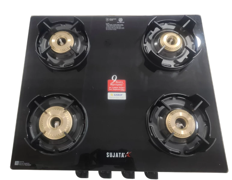 Sujata Gas Stove Deluxe 4 Burner