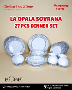 27 Pcs Dinner Set La Opala Sovrana Persian Grey