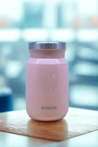 BOROSIL VACUUM FLASK CARRY MATE 500 Pink