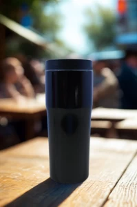 BOROSIL VACUUM FLASK HIKE TUMBLER 480 Black