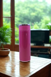 BOROSIL VACUUM FLASK TRAVEL SMART 260 Pink