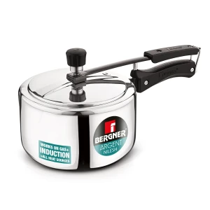 Bergner Argent Nilesh 1.5 Ltr Triply Pressure Cooker Inner Lid