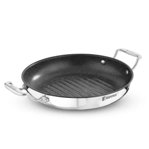 Bergner Grill Pan Triply Non Stick 26 cm