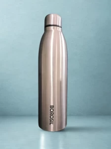 Borosil Bolt Steel Bottle 1000ml