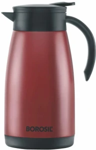 Borosil Hydra Teapot Carafe 1 Ltr Red