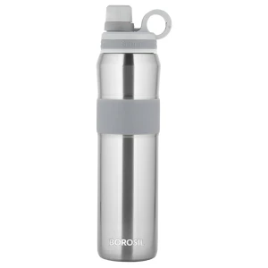 Borosil Hydra thirst burst steel 800 white