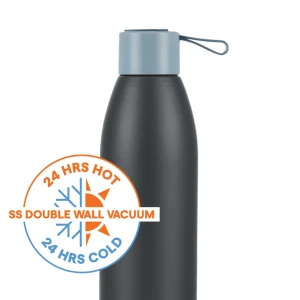 Borosil Vacuum Flask Duomate 900 Black