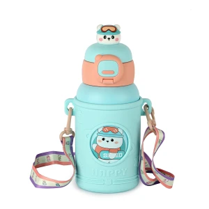 Cello Vacuum Flask Babybop 500 490Ml Blue