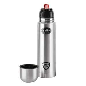Cello Vacuum Flask Flip Style 1000Ml Stainless Steel