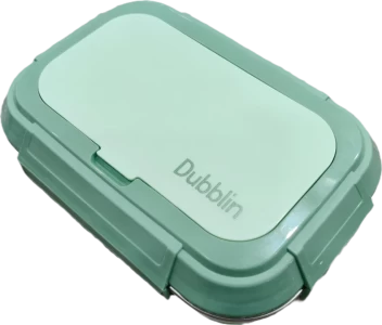 DUBBLIN Bento 4 School TIFFIN CUISINE Light Green