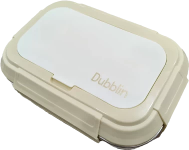 DUBBLIN Bento 4 School TIFFIN CUISINE Peach Cream