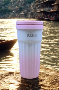DUBBLIN VACUUM FLASK BREW 480ML Pink