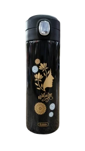Dubblin Banjo Vaccum Flask Bottle 450 ml Black