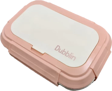 Dubblin Bento 4 School Tiffin Cuisine Lilac Peach