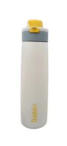 Dubblin Ruff & Tuff Vaccum Flask Bottle 1 Ltr Yellow
