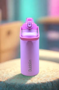 Dubblin Vacuum Flask Basket 1400 ml Purple