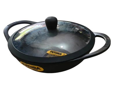 Futura Cast Iron Kadhai 3.5 Ltr 26 cm CIK35G