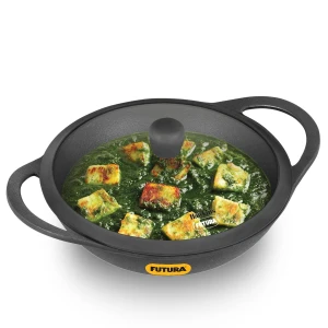 Futura Cast Iron Kadhai 3.5 Ltr 26 cm CIK35G