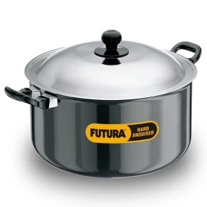 Futura Stewpot Hard Anodised Steel Lid 8.5ltr Ast85 By Hawkins
