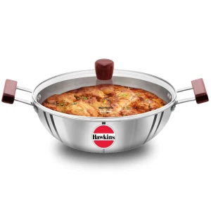 HAWKINS KADHAI DEEP F-PAN T-PLY G/L 5L SSK50G