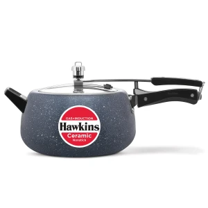 Hawkins Ceramic Non Stick Pressure Cooker 5 Ltr