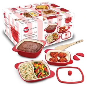 Hawkins Cerenity Multi-Pan 5 Pc Ceramic Coated Cookware Set