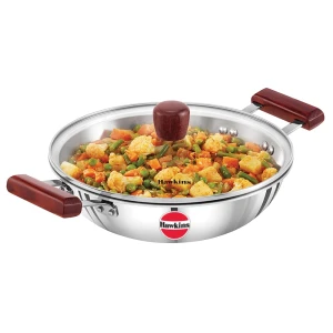Hawkins Triply Kadhai Glass Lid 2.5Ltr SSD25G