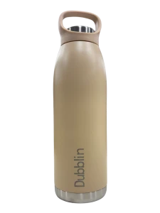 Dubblin Hiker 1000 Stainless Steel Vaccum Bottle 1l Beige