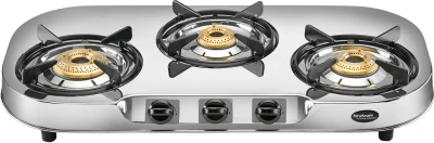 Hindware Steel Cooktop Festo 3 BNR