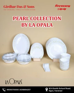 La Opala Dinner Set Pearl Collection Silky Cluster