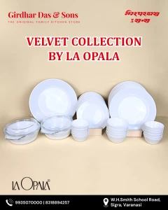 La Opala Dinner Set Velvet Collection Imperial Grey