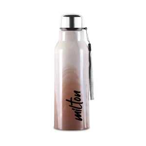 Milton Marble Insulated Steel Bottle Brown 600ml