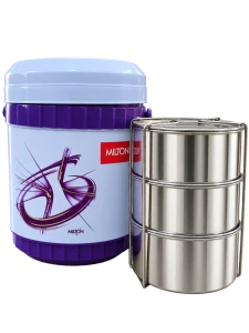 Milton Mariner Insulated Lunchbox 3 Box Purple