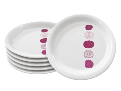 Milton Melamine Lissome Dinner Plate Set of 6 Marlin