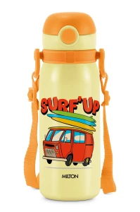 Milton Steel School Bottle Torque 650 Yellow Orange