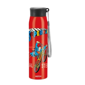 Milton Superman Steel School Bottle Handy 850 Red