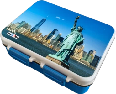 NAYASA VITAMAX Bento 2 Small Steel Tiffin New York