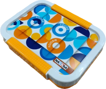 Nayasa Autobot Small Insulated Bento Tiffin Yellow Blue Foodie