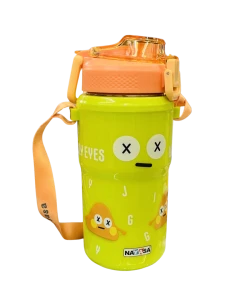 Nayasa School Bottle Duo Sip 450 Steel Green Orange  